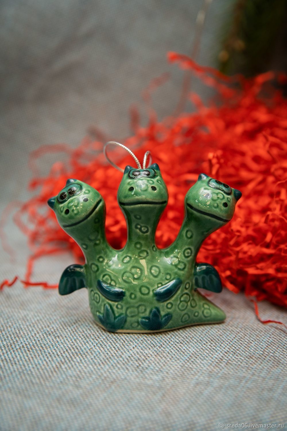 The Year Of The Dragon: Christmas tree toy - snake Gorynych, Year of the Dragon, Sergiev Posad,  Фото №1