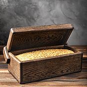 Посуда handmade. Livemaster - original item Oak storage box with lid. Handmade.