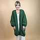 Green cardigan for women, Cardigans, Moscow,  Фото №1