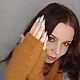  митенки вязаные из ангоры/пух норки теплые митенки женские. Митенки. AURA аксессуары: шарфы шапки косынки. Ярмарка Мастеров.  Фото №4