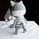 Енот.  Милый полосатик. Мягкие игрушки. ToysAndToys. Ярмарка Мастеров.  Фото №6
