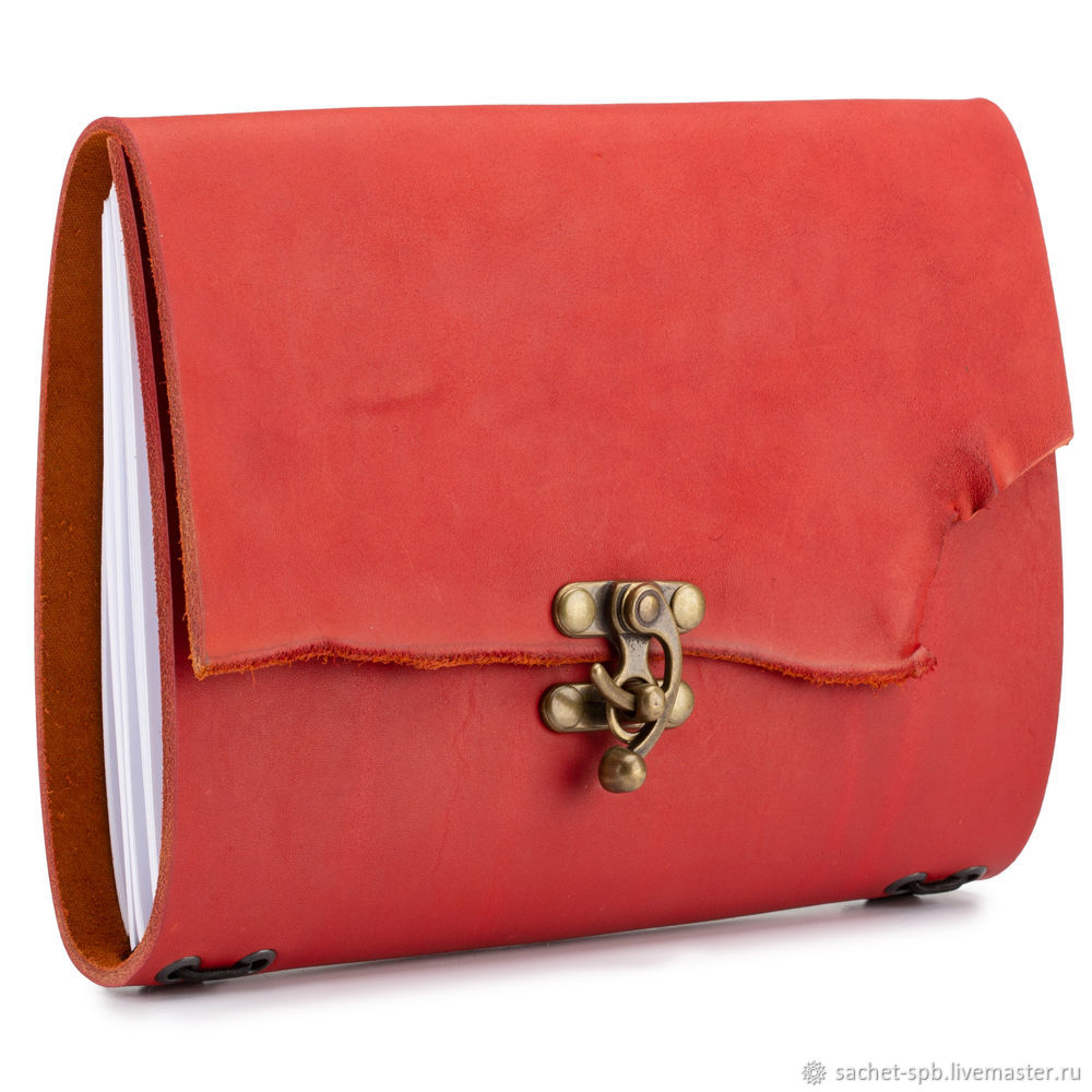 Leather diary 'Quentin' (red), Diaries, St. Petersburg,  Фото №1