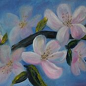 Картины и панно handmade. Livemaster - original item Painting Apple blossoms. Handmade.