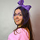 Lilac voilette. Hats1. Novozhilova Hats. Online shopping on My Livemaster.  Фото №2