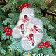 Носки детские пуховые теплые зимние шерстяные Снегири 11-13,17-18см. Носки и колготки. ПУХОВАЯ МОДА. Ярмарка Мастеров.  Фото №12