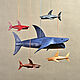 Акулы из натуральной кожи, Игрушки, Черноморское,  Фото №1