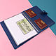 Folder organizer for documents A5 format new. Cover. Leather Collection. My Livemaster. Фото №4
