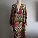 Uzbek robe made of ikat. Kimono, caftan. Robes. businka34. Online shopping on My Livemaster.  Фото №2