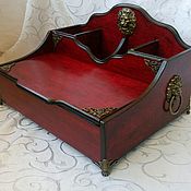 Для дома и интерьера handmade. Livemaster - original item Table-top Desk-organizer-box 