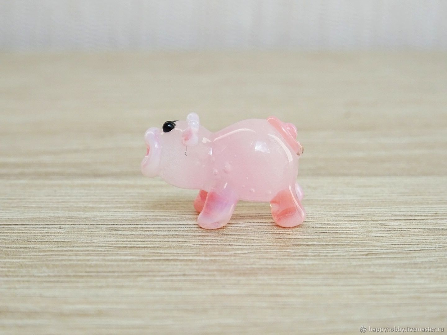 Piggy Krylushki glass miniature pig Piglet, Miniature figurines, Krasnodar,  Фото №1