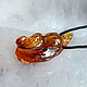 Amber. Pendant 'Poljushka' amber waxed cord. Pendants. Frollena II. Natural Baltic amber. My Livemaster. Фото №5