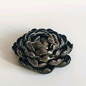 Керамический цветок Черный пион