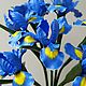 Заказать Ирисы. Oxiflowers. Ярмарка Мастеров. . Букеты Фото №3