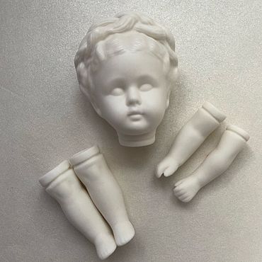 Материалы для творчества ручной работы. Ярмарка Мастеров - ручная работа Кукольная заготовка 17 см в сборке. Handmade.