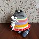 Кошка Пушин (Pusheen) в маечке или в платье. Амигуруми куклы и игрушки. Elena-igrush. Ярмарка Мастеров.  Фото №7