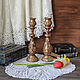 Candle holder large / imitation old copper/ ' Old tavern'. Candlesticks. painting and decoupage from Marina (sovaj). My Livemaster. Фото №5