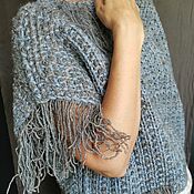 Stylish String Bag Blue String Bag Knitted Beach Bag Shopper Crochet