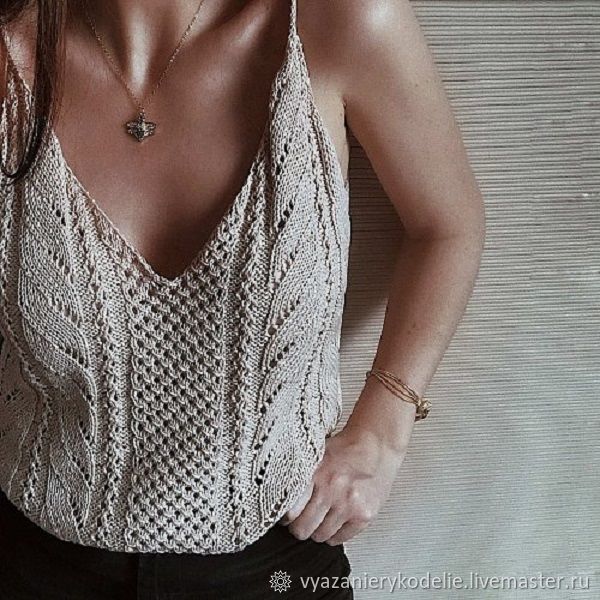 Ажурный топ от knitwear__by_lana