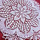 Cloth with decorative floral motif, connected by the spokes. Doilies. Kruzhevnoe. My Livemaster. Фото №4