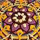 Handmade carpet colorful 'Mandala' of cord. Carpets. knitted handmade rugs (kovrik-makrame). My Livemaster. Фото №4