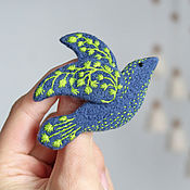 Украшения ручной работы. Ярмарка Мастеров - ручная работа Brooch-pin: Blue bird of Spring, original gift. Handmade.