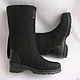 Boots boots Black, Felt boots, Tomsk,  Фото №1
