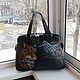 Leather bag with painted to order for Anastasia Lis))), Classic Bag, Noginsk,  Фото №1