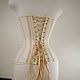 Бельевой корсет высокий из сетки с бюском и кружевом. Корсеты. Shi Corset (Анна). Ярмарка Мастеров.  Фото №6