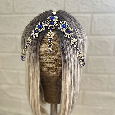 Украшения ручной работы. Ярмарка Мастеров - ручная работа Сапфировое сияние. Handmade.