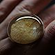 Order Ring with aquarium quartz 'Shagreen leather', silver. EdGems jewerly. Livemaster. . Rings Фото №3