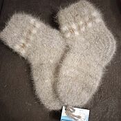 Аксессуары handmade. Livemaster - original item Socks from dog hair. Handmade.