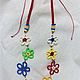 Macrame necklace 'Flower'. Pendants. Marymakrame. Online shopping on My Livemaster.  Фото №2