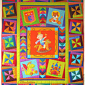 Для дома и интерьера handmade. Livemaster - original item Baby patchwork blanket 
