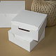 Коробка 8x8x3,5 см, самосборная, белый мелованный картон. Коробки. Master-Pack. Интернет-магазин Ярмарка Мастеров.  Фото №2
