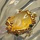 Ring 'Goldilocks' with rutile quartz, Ring, Voronezh,  Фото №1