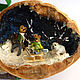 Christmas in a walnut: OOAK miniature, family keepsake. Christmas gifts. WhiteRacoon's handcrafts. My Livemaster. Фото №4