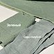 Постельное белье из натурального зеленого умягченного льна. Комплекты постельного белья. Свет Преображения Для дома и интерьера. Интернет-магазин Ярмарка Мастеров.  Фото №2