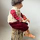 Заказать Будуарная кукла. Моя бабушка курит трубку. Larsen.dolls. Ярмарка Мастеров. . Портретная кукла Фото №3