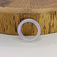 17 R-R Ring White translucent chalcedony (nkbphh172), Rings, Gatchina,  Фото №1