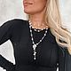 Заказать Бодичейн с жемчугом Майорка. Clever-jewel-boutique. Ярмарка Мастеров. . Колье Фото №3