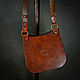 Hunting bag made of leather, a bag mod.3 Woodcock. Gifts for hunters and fishers. Labour. My Livemaster. Фото №5