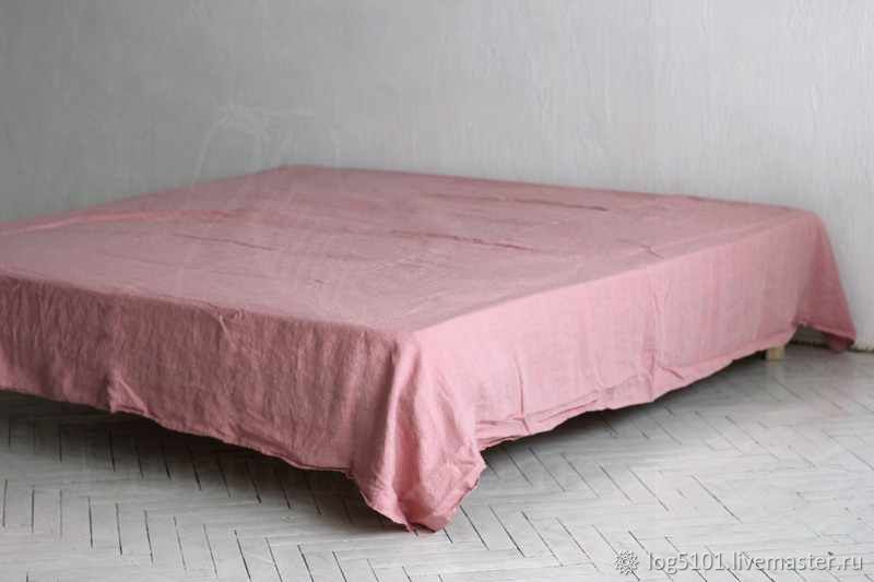EURO 230h240 cm linen sheet - Luxury linen made of soft linen, Sheets, Moscow,  Фото №1