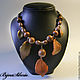 Necklace 'autumn in the forest'. Necklace. BijouSiberia. Online shopping on My Livemaster.  Фото №2