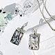 Кулон карта Таро Верховная Жрица The High Priestess серебро. Кулон. Aventure.Jewelry. Ярмарка Мастеров.  Фото №4