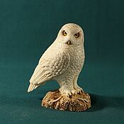 Для дома и интерьера handmade. Livemaster - original item Polar Owl carved statuette. Handmade.