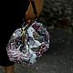 Тканевая гобеленовая разноцветная сумка с принтом цветы белая розовая, Классическая сумка, Москва,  Фото №1