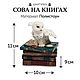 Шкатулка "Сова на книгах". Статуэтка. Фигурки Статуэтки (figurki-statuetki). Интернет-магазин Ярмарка Мастеров.  Фото №2