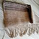  Handmade woven scarf linen, Scarves, Rubtsovsk,  Фото №1