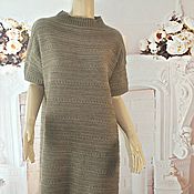 Одежда handmade. Livemaster - original item Knitted tunic,44-46r.,half-wool.. Handmade.