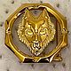 Accessories: Belt buckle, made of yellow metal in the shape of a wolf's head. Accessories4. SHOES&BAGS. My Livemaster. Фото №4